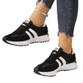 Damen-Dad-Sneaker – Dicke Sohle, Mikrofaser, alle Jahreszeiten