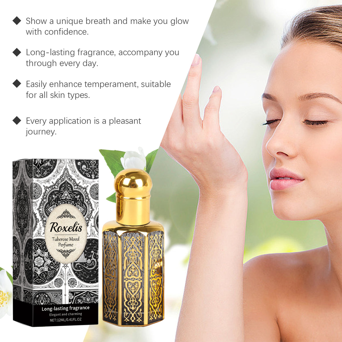 Parfum Arabesque Soir Roxelis – Fragrance Orientale Élégante & Envoûtante