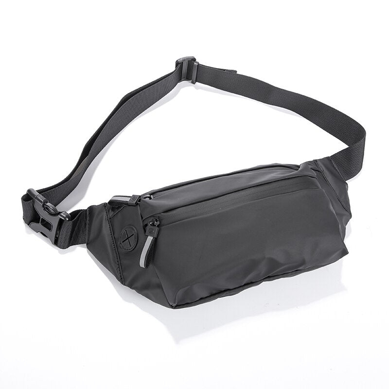 Sac Banane Homme Déperlant – Sport et Voyage, Porté Taille ou Épaule