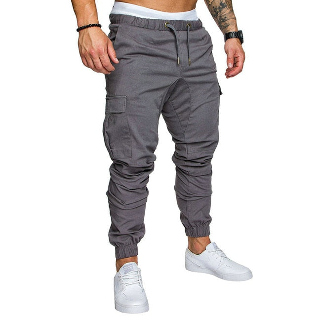Pantalon Harem Jogger Hip Hop Homme – Multi-poches, Taille Élastique