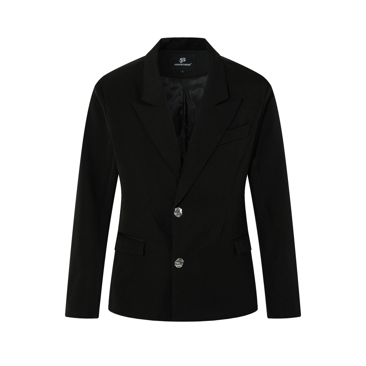 Blazer ajusté simple et polyvalent haute qualité