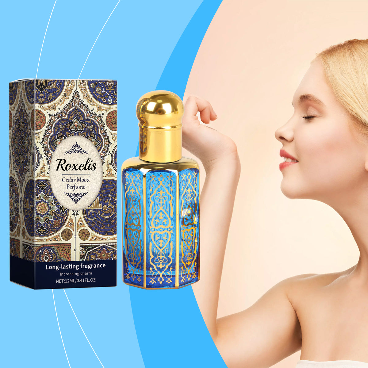 Parfum Arabesque Cèdre Roxelis – Fragrance Boisée Orientale & Longue Durée