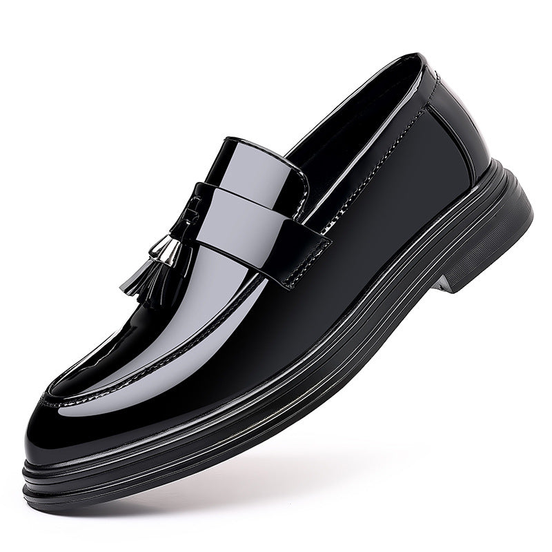 Chaussures de ville homme noires en simili cuir, du 38 au 48