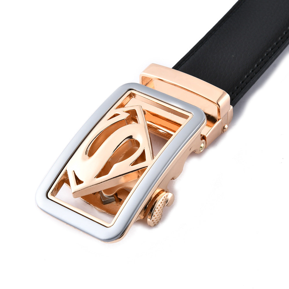 Ceinture homme en cuir à boucle automatique