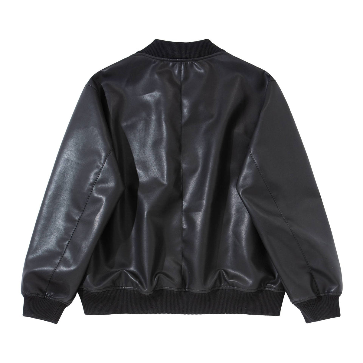Blouson aviateur homme en simili cuir – Coupe ample