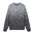 Pull homme à dégradé chiné et col rond