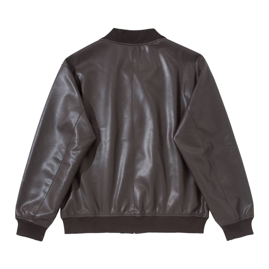 Blouson aviateur homme en simili cuir – Coupe ample