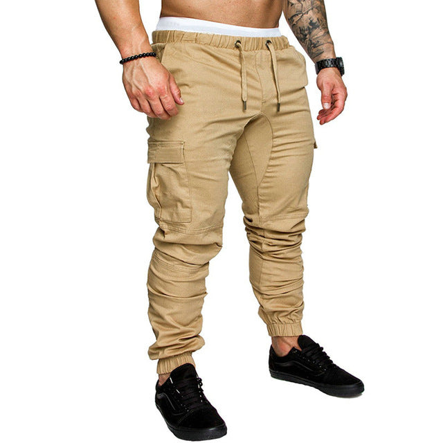 Pantalon Harem Jogger Hip Hop Homme – Multi-poches, Taille Élastique