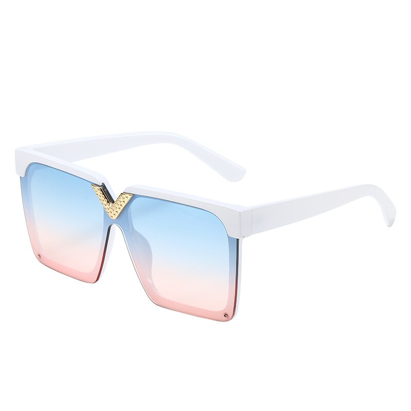 Quadratische Oversized-Einscheiben-Sonnenbrille – UV400-Schutz für Damen & Herren