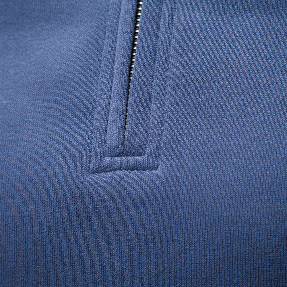 Sweat Homme Demi-Zip Col Montant – Manches Raglan