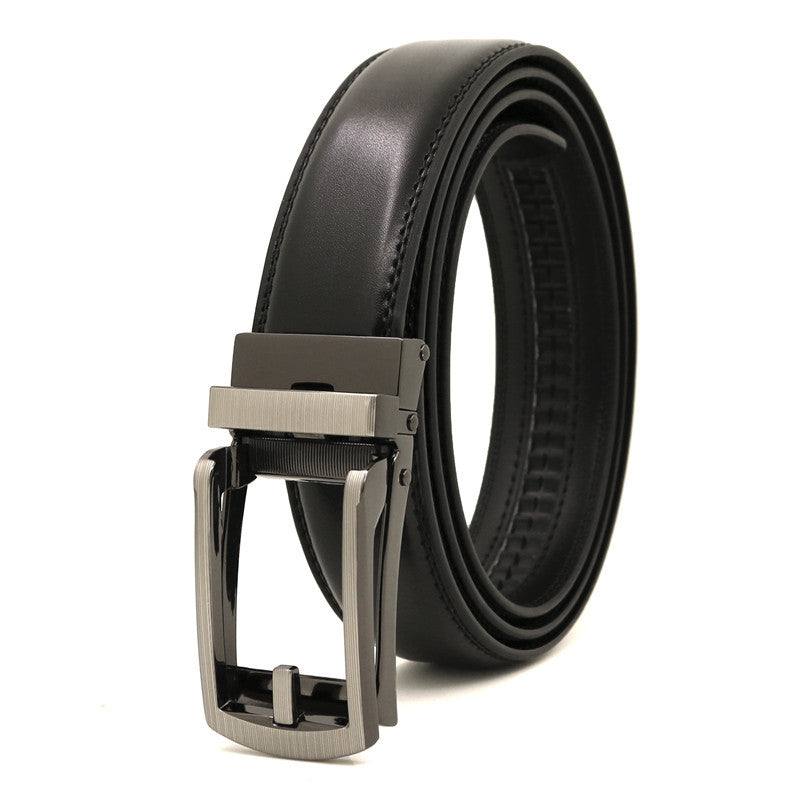 Ceinture homme en cuir à boucle automatique – 3,1 cm