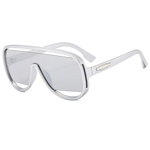 Lunettes de Soleil Monobloc Rétro – Verres Dégradés, Style Tendance Unisexe