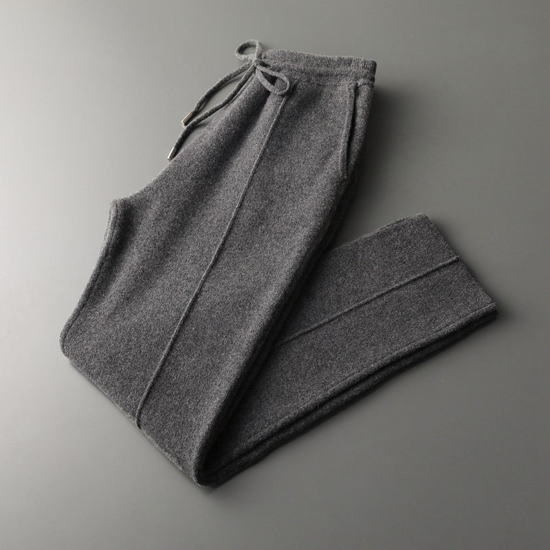 Pantalon homme en laine cachemire
