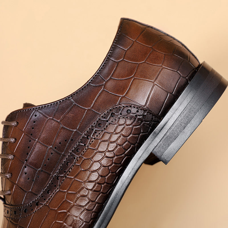 Chaussures Oxford Homme – Cuir Véritable, Confortables, Style Business & Formel