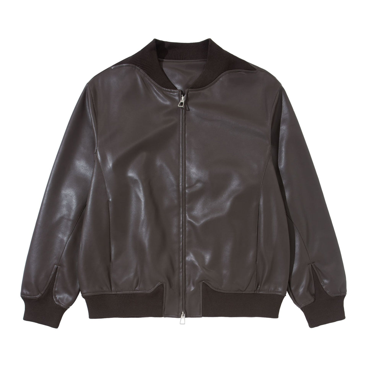 Blouson aviateur homme en simili cuir – Coupe ample