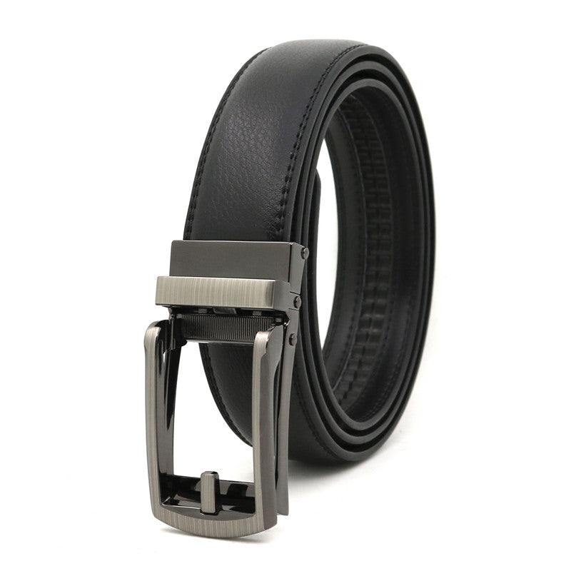 Ceinture homme en cuir à boucle automatique – 3,1 cm