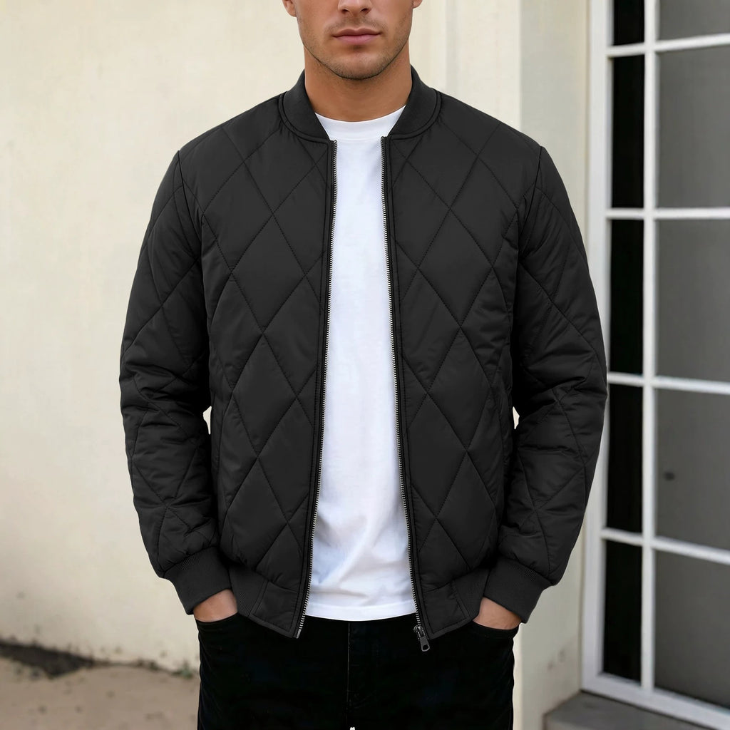 Veste matelassée homme col montant slim fit style coréen 4 coloris