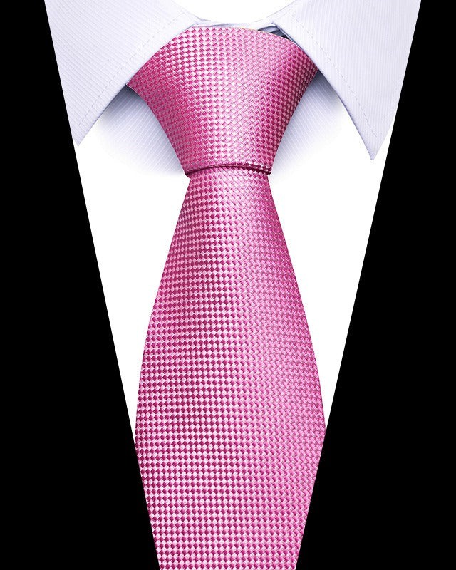 Cravate homme rayée en polyester – 8 cm