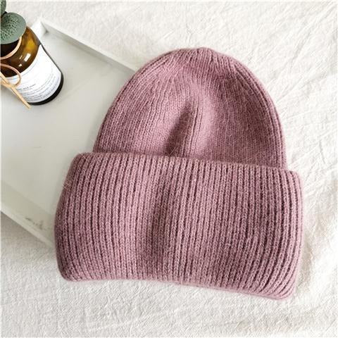 Kaninchenfell-Mütze – Koreanischer Stil Warm Unisex Herbst Winter