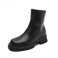 Bottines Chelsea Femme Style Britannique — Semelle Épaisse, Pointures 34–39