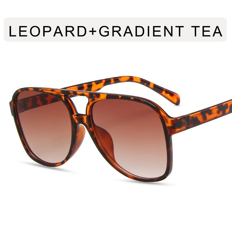 Ocean Sonnenbrille mit großem Rahmen – Trendiger Frosch-Stil, PC-Fassung