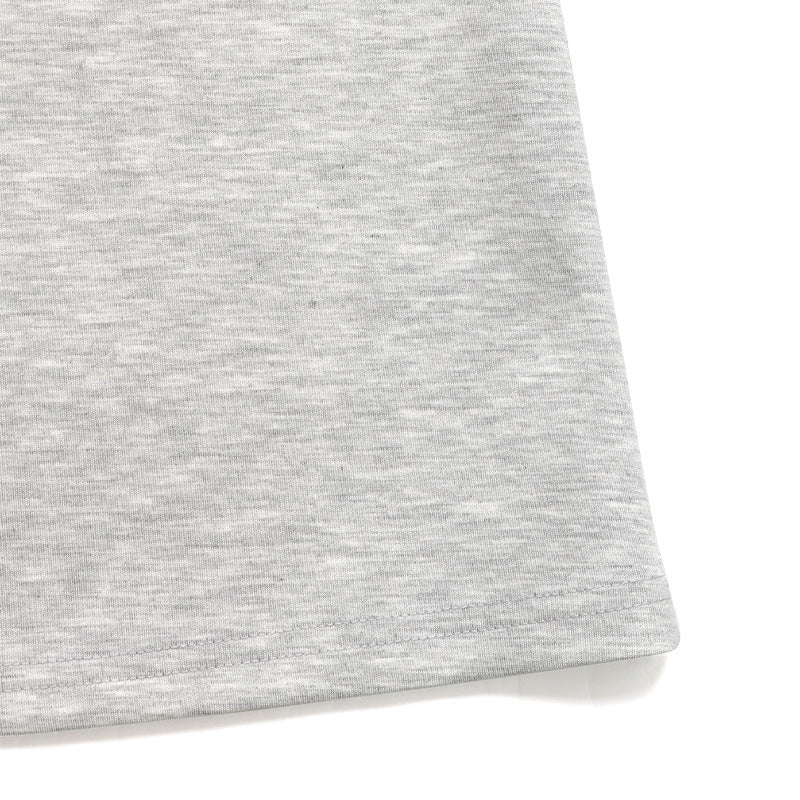 Pantalon Évasé Femme Taille Haute Gris Clair – Coupe Slim