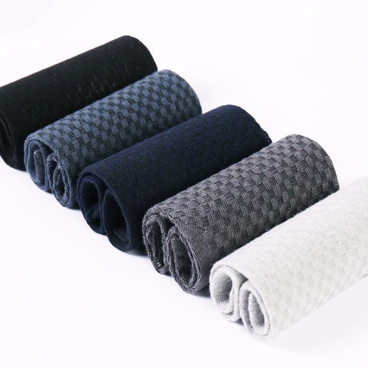 Chaussettes homme mi-mollet à motif discret, pointure 41–48