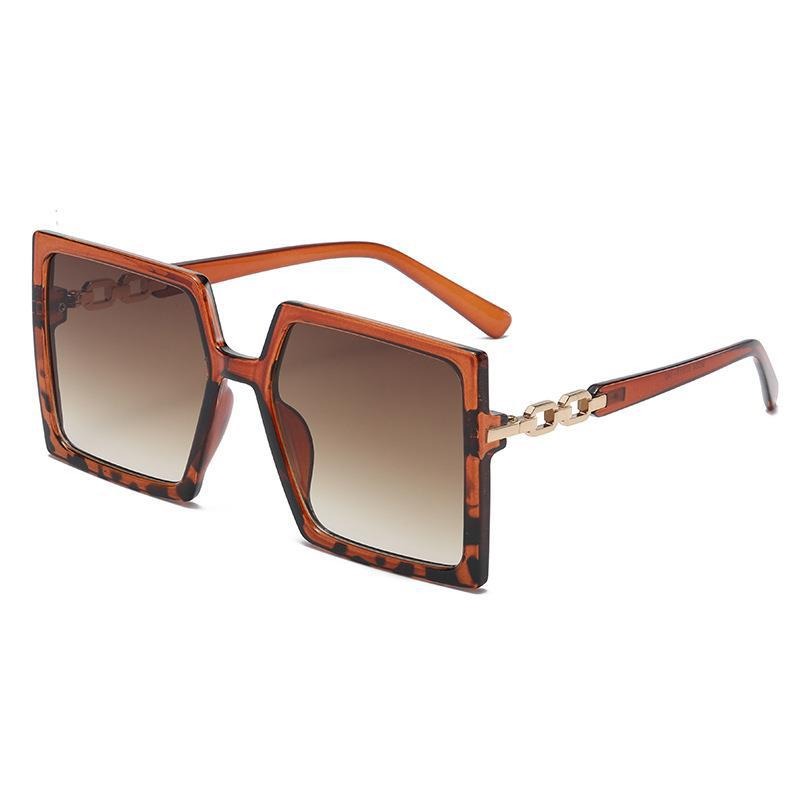 Sport-Sonnenbrille für Damen – Ketten-Rahmen, Ins-Style & Trendig