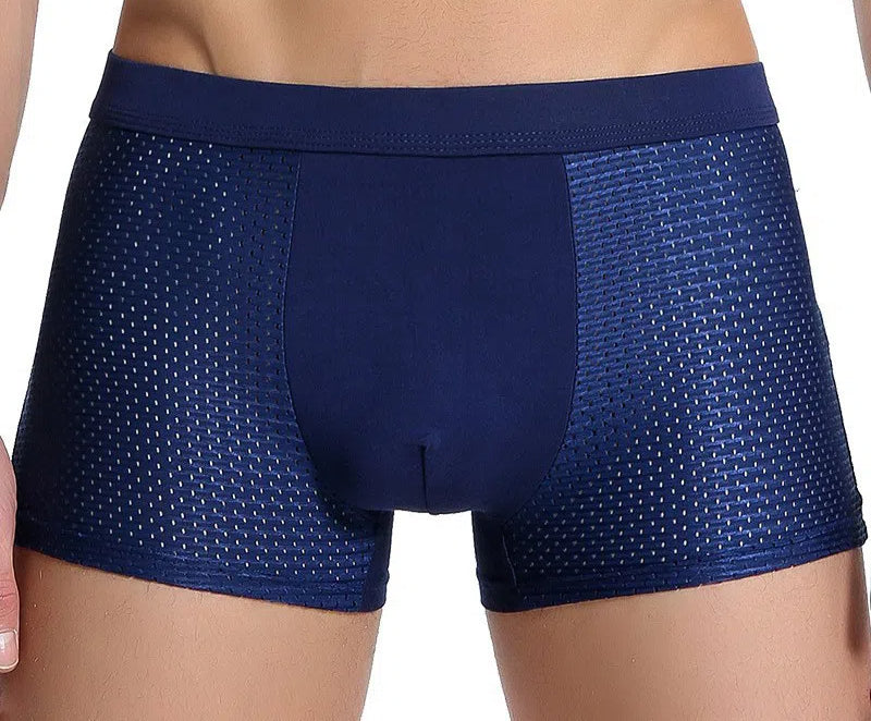 Boxer homme en maille ajourée – À l’unité ou lot de 4