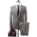 Costume homme deux pièces à fines rayures, veste et pantalon