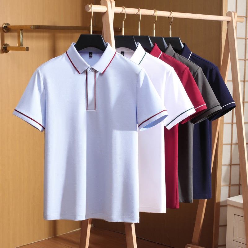 Polo Manches Courtes Homme – Coupe Slim, Uni