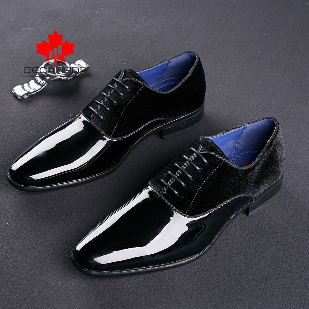 DECARSDZ Men's Dress Shoes – Comfortable Leather for Weddings and Office
