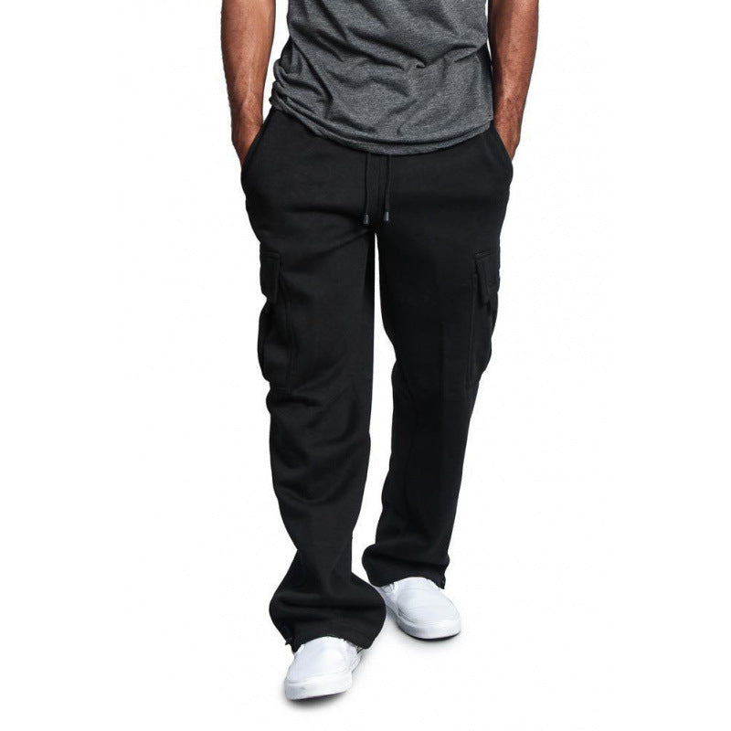 Pantalon cargo homme vintage multi-poches – Coupe fuselée, 6 coloris