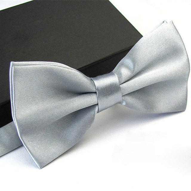 Fliege für Herren aus Satin – verstellbare Schleife für Hochzeit & Abendveranstaltungen