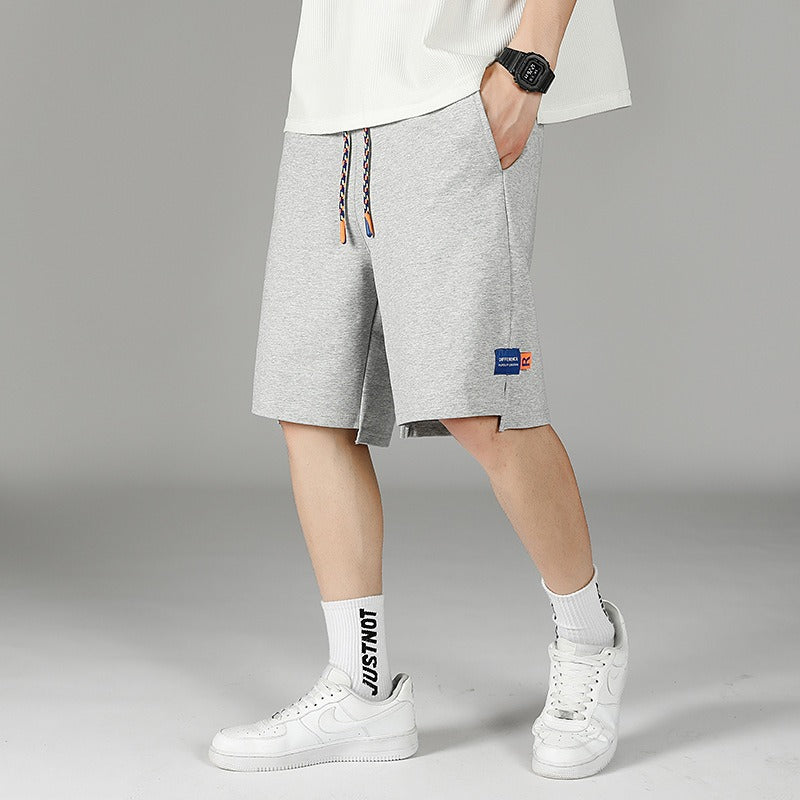 Bermuda homme casual à cordon de serrage