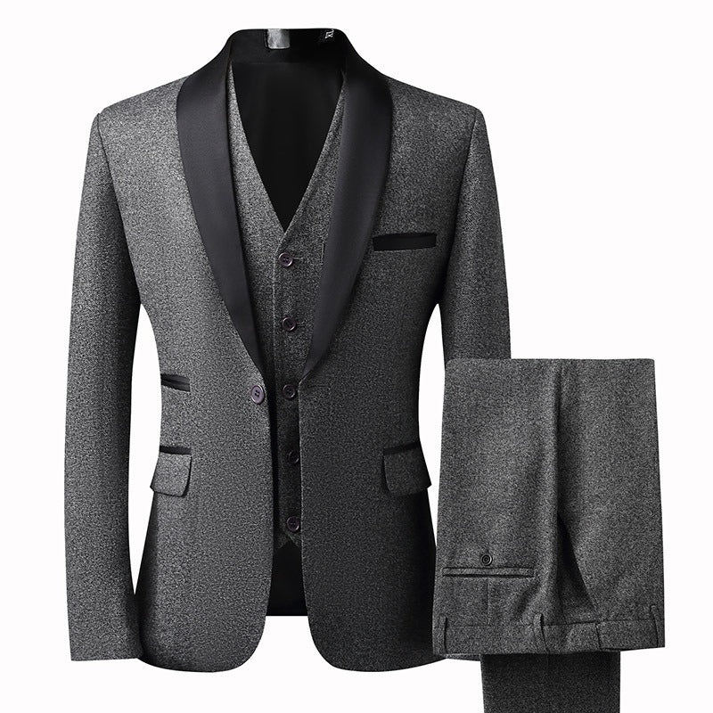 Costume homme trois pièces ajusté – Mariage et cérémonie