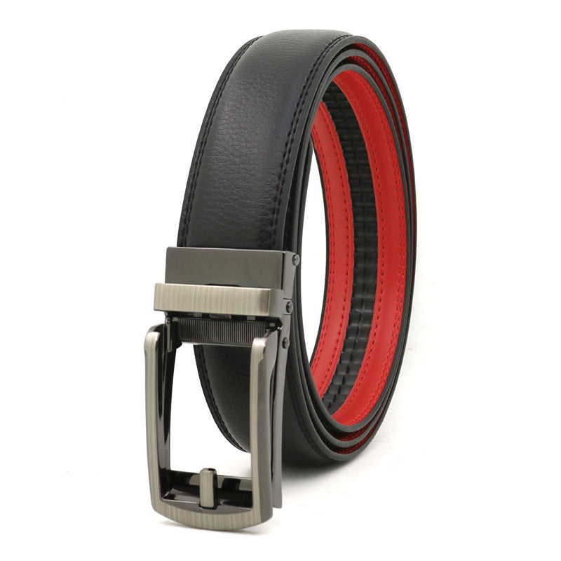 Ceinture homme en cuir à boucle automatique – 3,1 cm