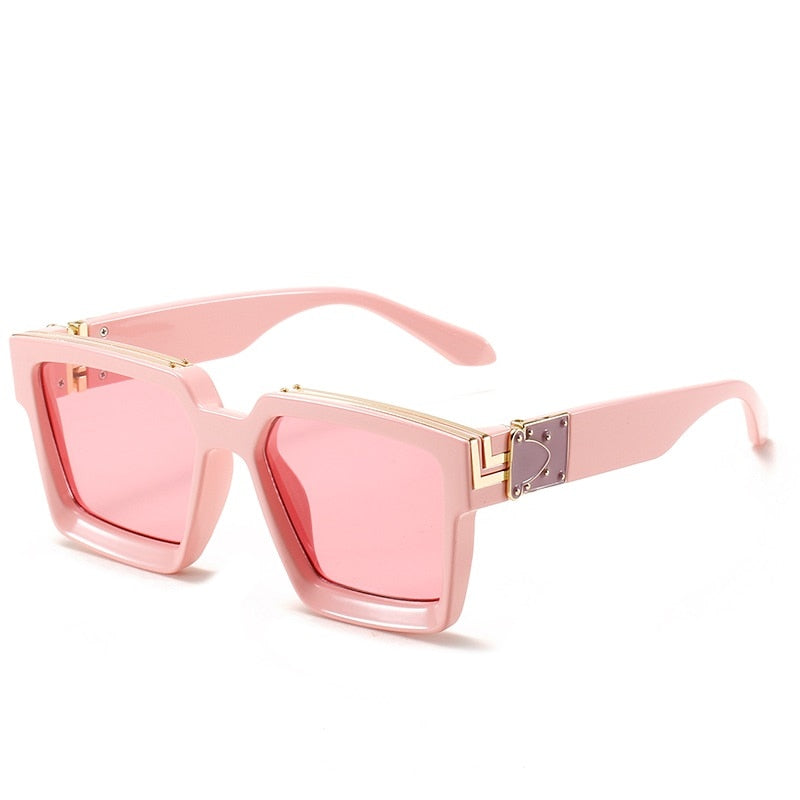 CRIXALIS Steampunk-Sonnenbrille – Quadratischer Vintage-Stil, 21 Farben, Unisex