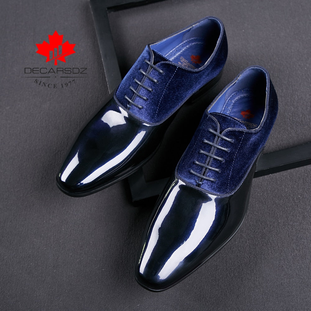 DECARSDZ Men's Dress Shoes – Comfortable Leather for Weddings and Office