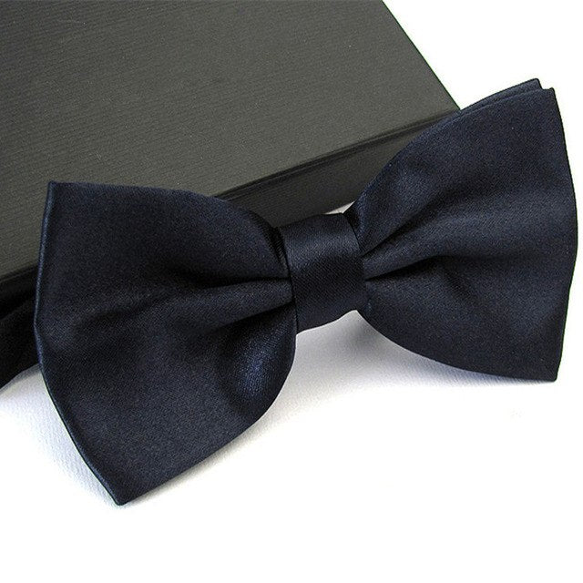 Fliege für Herren aus Satin – verstellbare Schleife für Hochzeit & Abendveranstaltungen