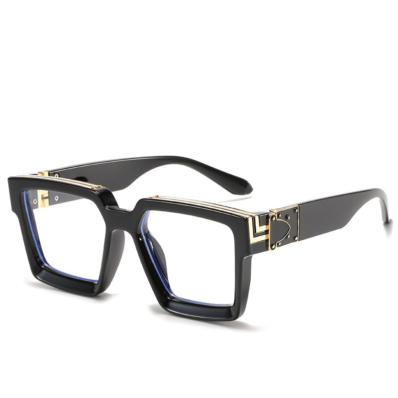 Lunettes de Soleil Steampunk CRIXALIS – Style Vintage Carré, 21 Couleurs, Mixte