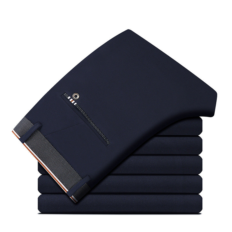 Pantalon de ville homme droit à taille haute