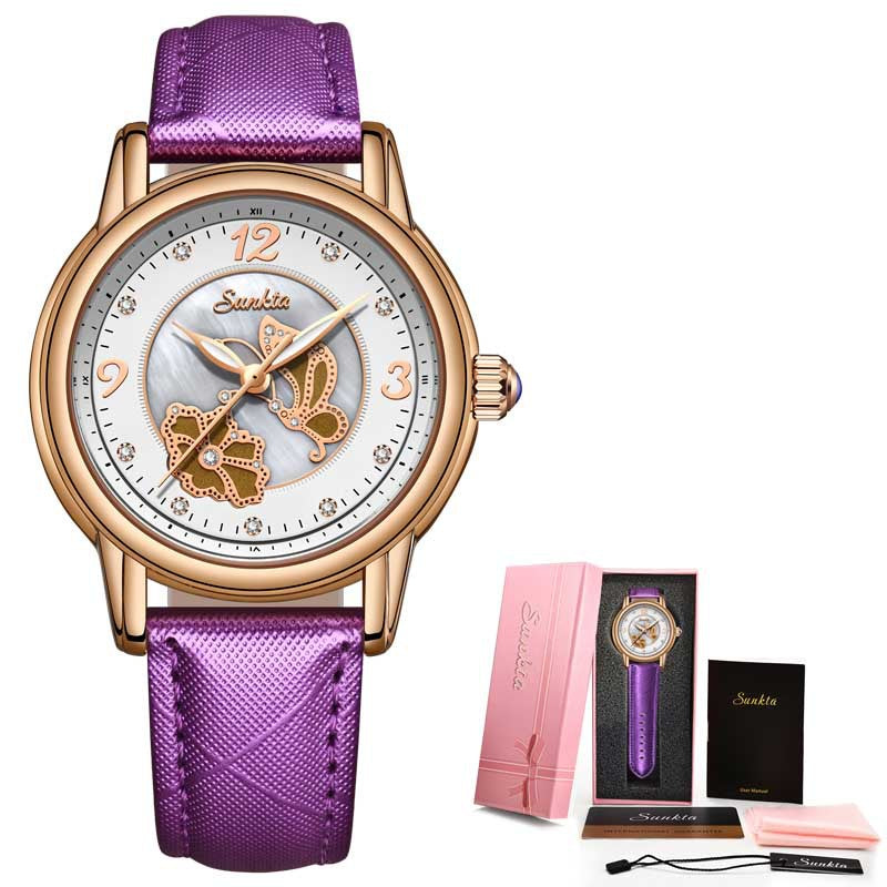 Lige – Montre Céramique Femme Élégante Waterproof