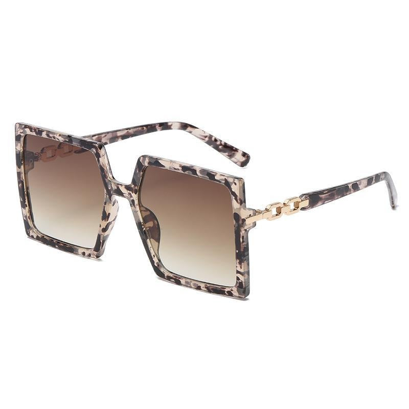 Sport-Sonnenbrille für Damen – Ketten-Rahmen, Ins-Style & Trendig
