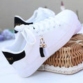 Women’s Breathable Sneakers – Mesh, Flat Sole, Lace-up, Casual & Sport
