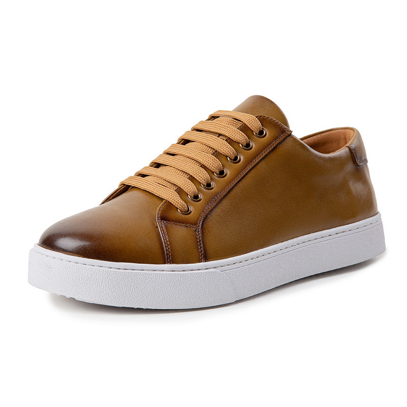 Sneakers Skate Homme – Style Britannique Retro, Grande Taille, Semelle Épaisse