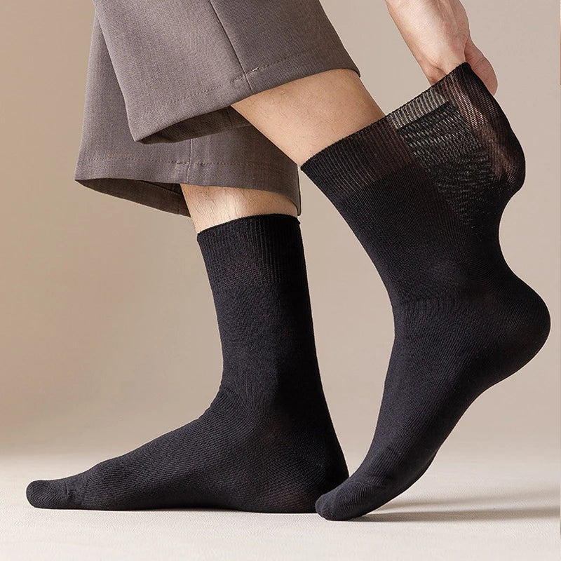 Lot de 6 paires de chaussettes en coton à bord souple