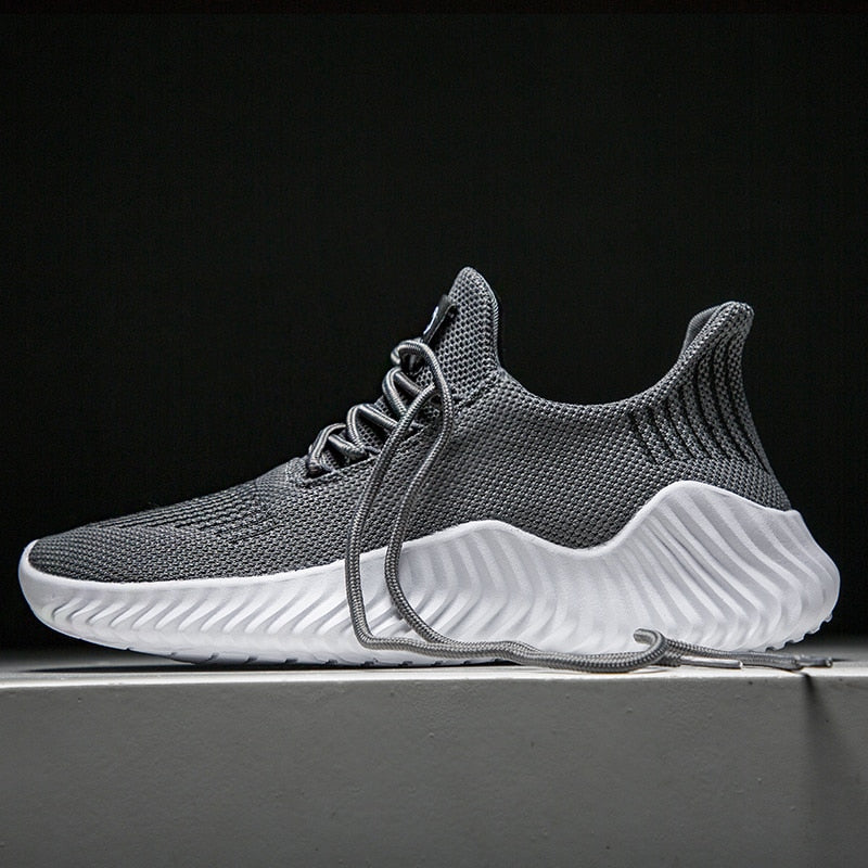 Sneakers Homme – Blanches, Légères et Respirantes, Grande Taille disponible