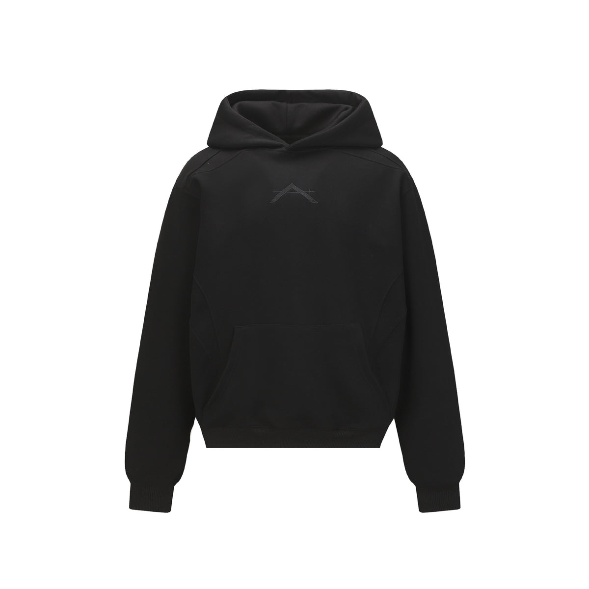 Sweat à capuche homme ample à motif ton sur ton