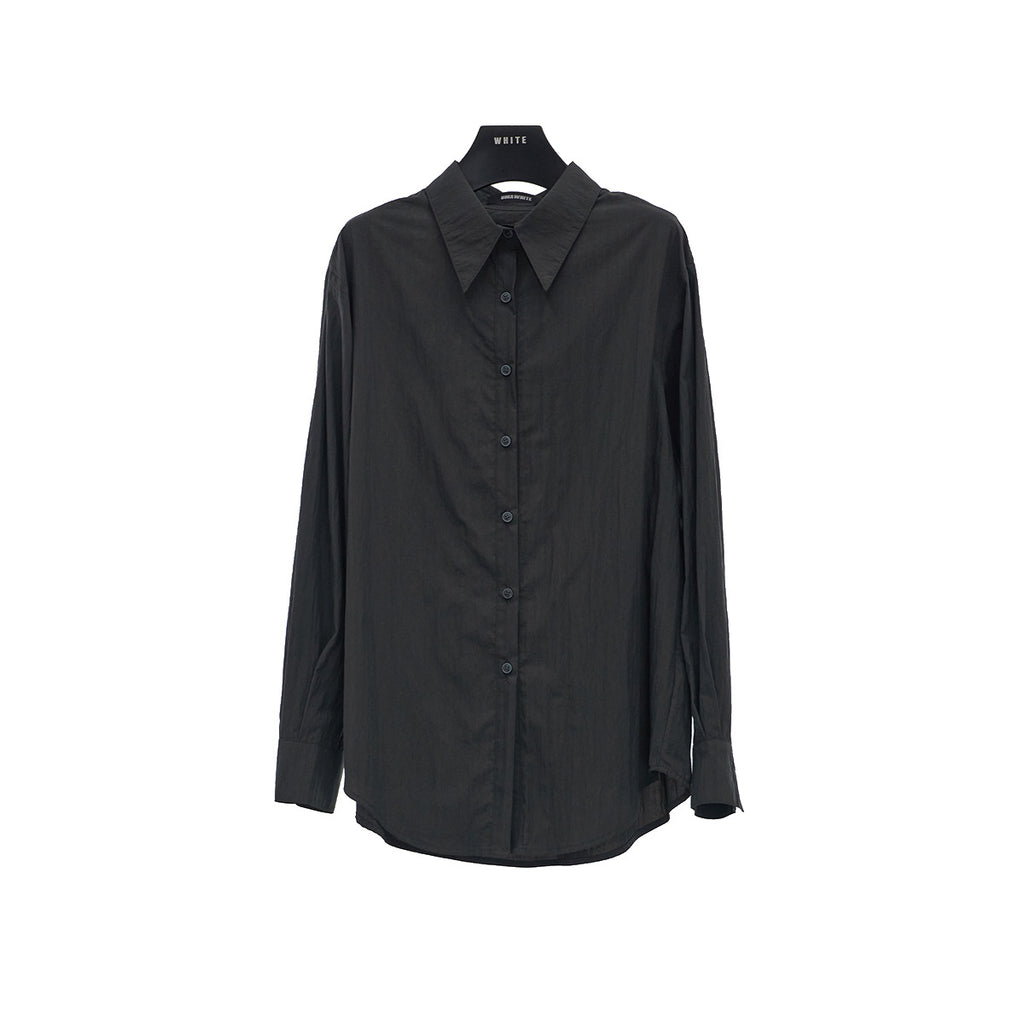 Chemisier Femme Ample en Tencel – Style Bureau, Col Chemisier